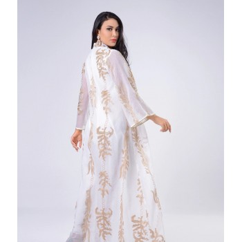 Morocco Ethnic Long Robe Women Embroidery Muslim Dubai Party Abaya Kaftan Turkish Casual Dress